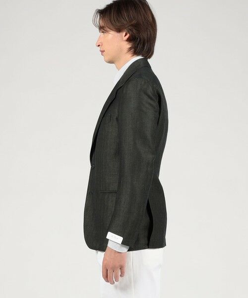 TOMORROWLAND / トゥモローランド テーラードジャケット | 【別注】De Petrillo リネンコットン シングルブレステッド3Bジャケット | 詳細3