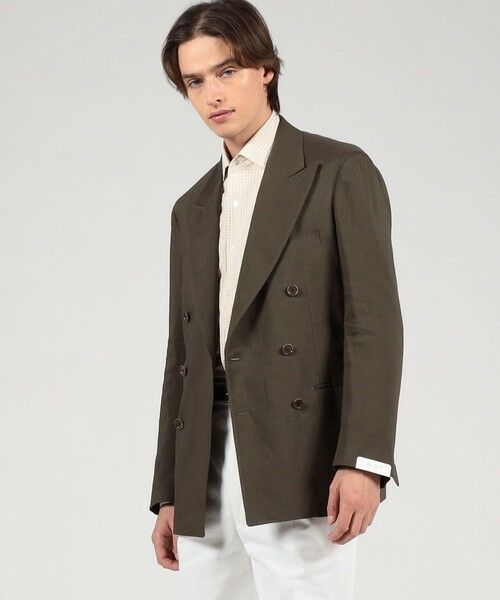 TOMORROWLAND / トゥモローランド テーラードジャケット | 【別注】De Petrillo ストレッチトロピカル ダブルブレステッド6Bジャケット | 詳細1