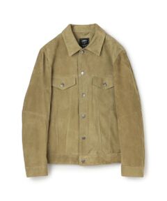 TOMORROWLAND / トゥモローランド ブルゾン | 【別注】EMMETI ラムスエード トラッカージャケット