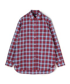 TOMORROWLAND / トゥモローランド シャツ・ブラウス | コットンポプリン チェックシャツ