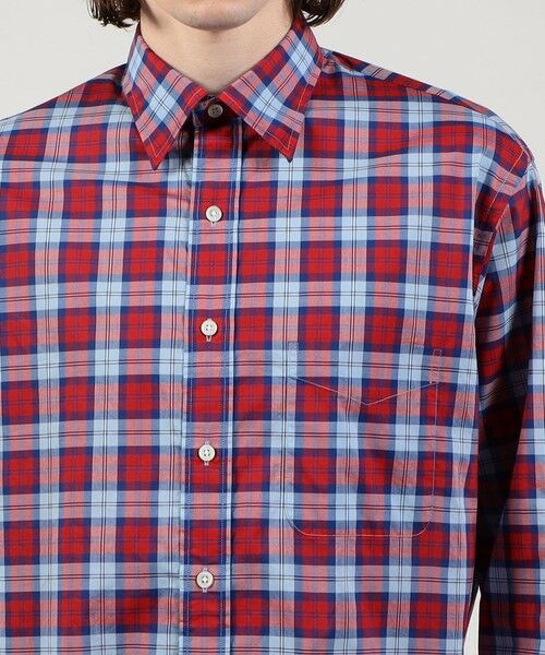TOMORROWLAND / トゥモローランド シャツ・ブラウス | コットンポプリン チェックシャツ | 詳細5