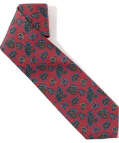 TOMORROWLAND / トゥモローランド ネクタイ | Atkinsons アイリッシュポプリン ペイズリープリントネクタイ