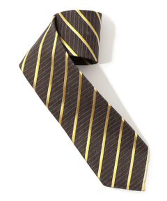 TOMORROWLAND / トゥモローランド ネクタイ | TOMORROWLAND MADE IN ITALY リネンシルク レジメンタルネクタイ