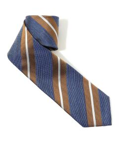 TOMORROWLAND / トゥモローランド ネクタイ | STEFANO BIGI シルク レジメンタルネクタイ