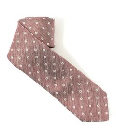 TOMORROWLAND / トゥモローランド ネクタイ | STEFANO BIGI シルクコットンリネン 小紋柄ネクタイ