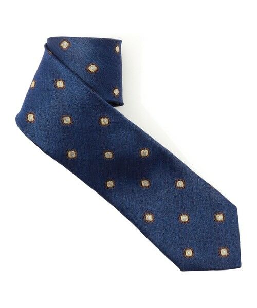 TOMORROWLAND / トゥモローランド ネクタイ | STEFANO BIGI リネンシルク 小紋柄 ネクタイ | 詳細1