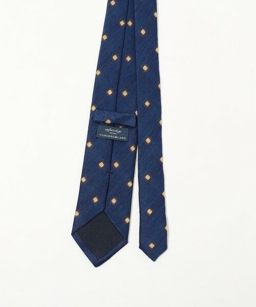 TOMORROWLAND / トゥモローランド ネクタイ | STEFANO BIGI リネンシルク 小紋柄 ネクタイ | 詳細2