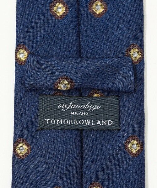 TOMORROWLAND / トゥモローランド ネクタイ | STEFANO BIGI リネンシルク 小紋柄 ネクタイ | 詳細3