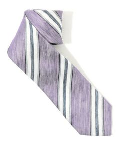 TOMORROWLAND / トゥモローランド ネクタイ | STEFANO BIGI リネンコットン レジメンタル ネクタイ