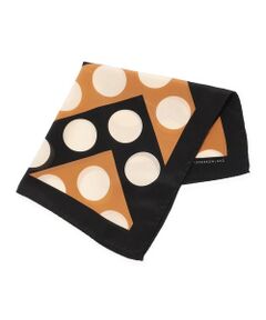 TOMORROWLAND / トゥモローランド バンダナ・スカーフ | TOMORROWLAND MADE IN ITALY ドット シルクポケットチーフ