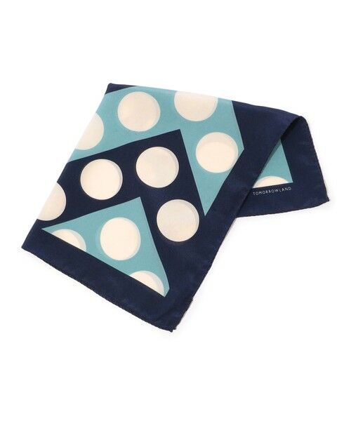 TOMORROWLAND / トゥモローランド バンダナ・スカーフ | TOMORROWLAND MADE IN ITALY ドット シルクポケットチーフ | 詳細1