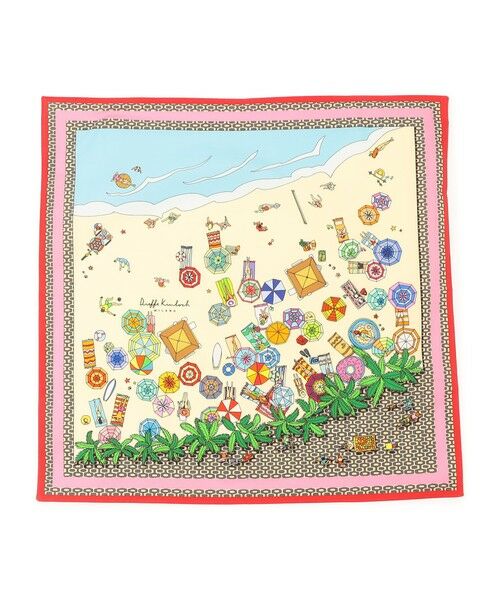 TOMORROWLAND / トゥモローランド ハンカチ | Kinloch コットン プリント ハンカチ(24 イエロー系)