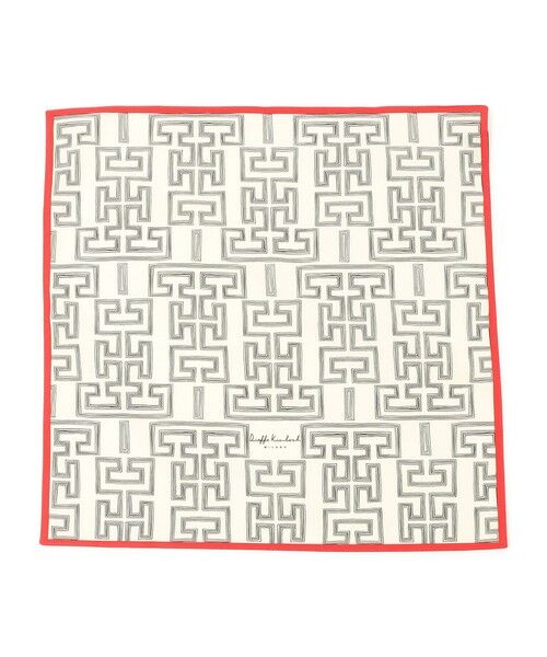 TOMORROWLAND / トゥモローランド ハンカチ | Kinloch コットン プリント ハンカチ(42 ホワイト系)