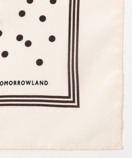 TOMORROWLAND / トゥモローランド バンダナ・スカーフ | TOMORROWLAND MADE IN ITALY ランダムドット シルクスカーフ | 詳細3
