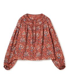 TOMORROWLAND / トゥモローランド シャツ・ブラウス（半袖以外） | コットンローンプリント クルーネックブラウス