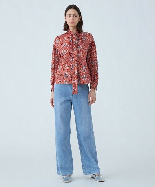 TOMORROWLAND / トゥモローランド シャツ・ブラウス（半袖以外） | コットンローンプリント ボウタイブラウス | 詳細1