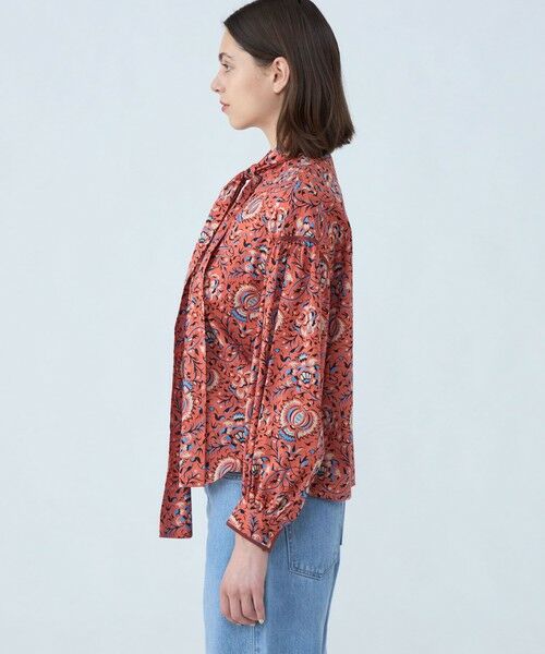 TOMORROWLAND / トゥモローランド シャツ・ブラウス（半袖以外） | コットンローンプリント ボウタイブラウス | 詳細3