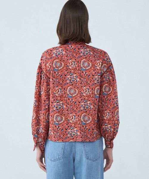 TOMORROWLAND / トゥモローランド シャツ・ブラウス（半袖以外） | コットンローンプリント ボウタイブラウス | 詳細4