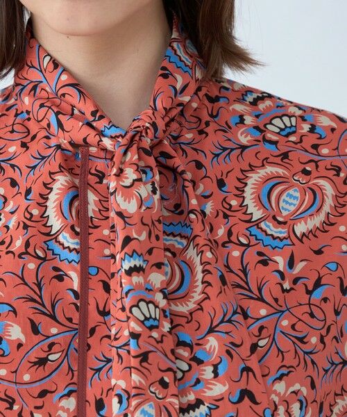 TOMORROWLAND / トゥモローランド シャツ・ブラウス（半袖以外） | コットンローンプリント ボウタイブラウス | 詳細5