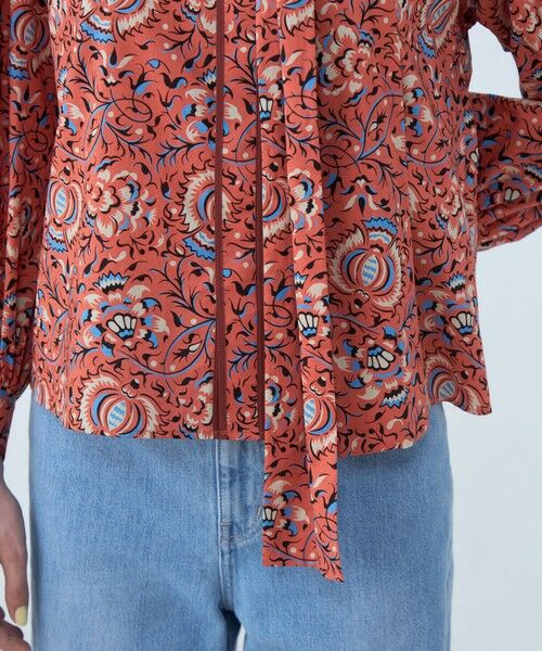 TOMORROWLAND / トゥモローランド シャツ・ブラウス（半袖以外） | コットンローンプリント ボウタイブラウス | 詳細7