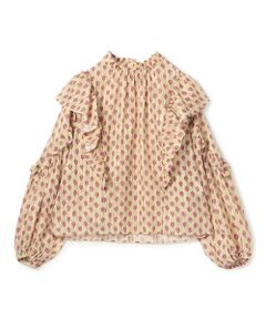 TOMORROWLAND / トゥモローランド シャツ・ブラウス（半袖以外） | カットジャカードプリント フリルブラウス