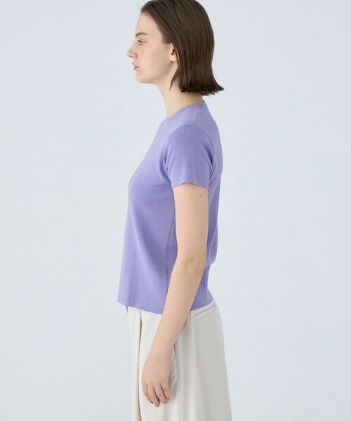 TOMORROWLAND / トゥモローランド ニット・セーター | ハイゲージコットン クルーネックプルオーバー | 詳細3