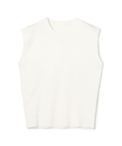 TOMORROWLAND / トゥモローランド ニット・セーター | ハイゲージコットン ノースリーブプルオーバー