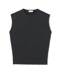 TOMORROWLAND / トゥモローランド ニット・セーター | ハイゲージコットン ノースリーブプルオーバー