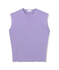 TOMORROWLAND / トゥモローランド ニット・セーター | ハイゲージコットン ノースリーブプルオーバー