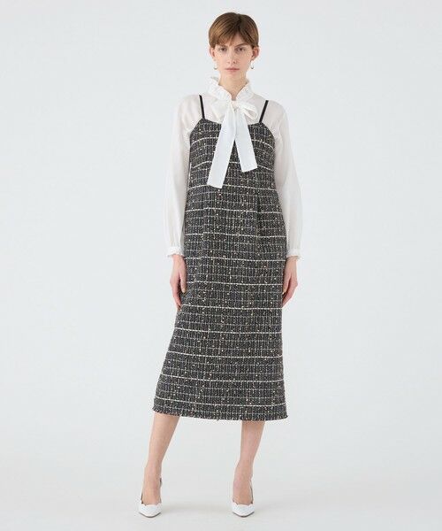 TOMORROWLAND / トゥモローランド ミニ丈・ひざ丈ワンピース | Fig キャミソールワンピース | 詳細1