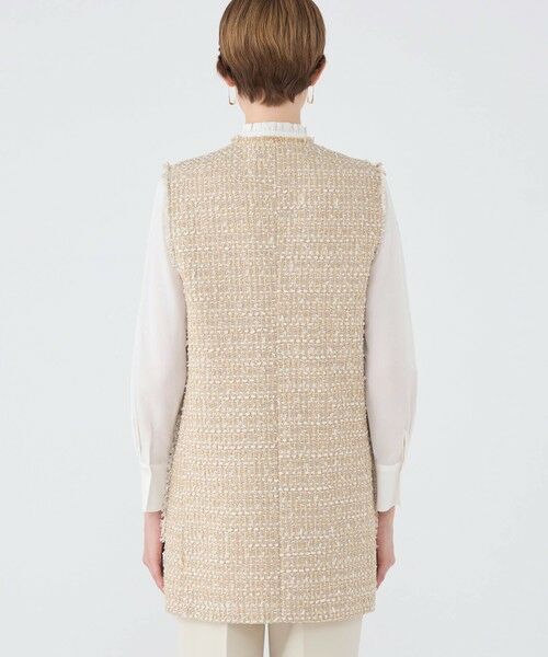 TOMORROWLAND / トゥモローランド ベスト | Coconut セミロングジレ | 詳細4