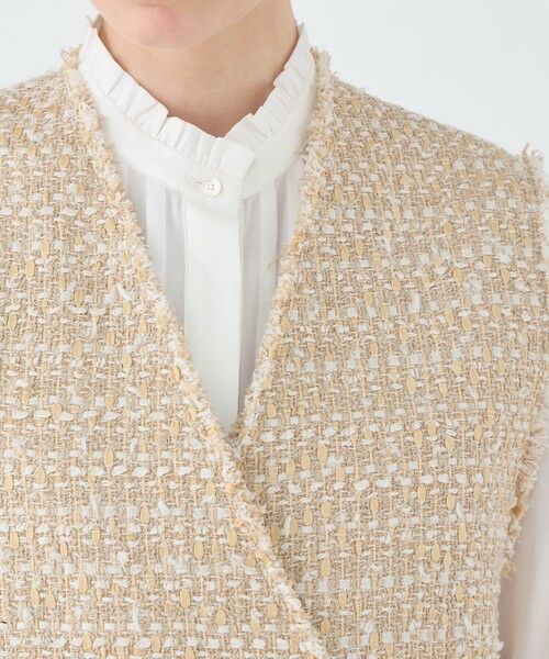 TOMORROWLAND / トゥモローランド ベスト | Coconut セミロングジレ | 詳細6