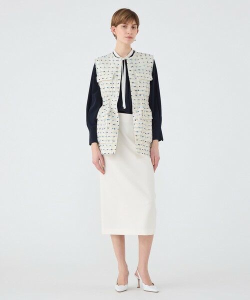 TOMORROWLAND / トゥモローランド ベスト | Blueberry 4ポケットジレ | 詳細1