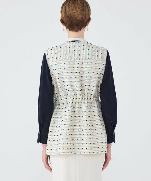 TOMORROWLAND / トゥモローランド ベスト | Blueberry 4ポケットジレ | 詳細4