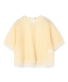 TOMORROWLAND / トゥモローランド ニット・セーター | シアーレイヤー クルーネックプルオーバー