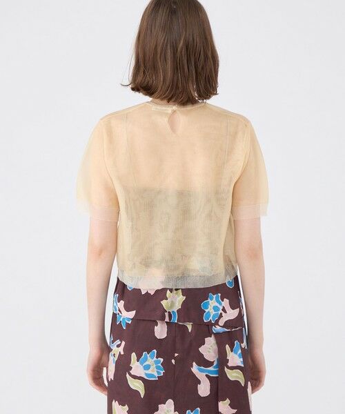 TOMORROWLAND / トゥモローランド ニット・セーター | シアーレイヤー クルーネックプルオーバー | 詳細4