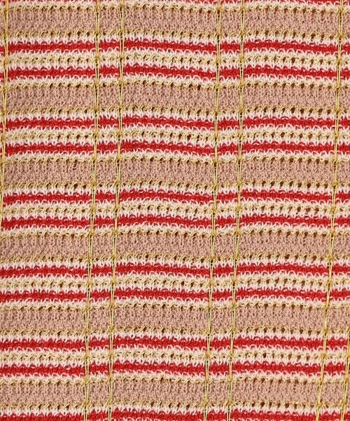 TOMORROWLAND / トゥモローランド ニット・セーター | コットンナイロンラメチェック ポロプルオーバー | 詳細8