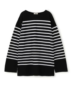 TOMORROWLAND / トゥモローランド Tシャツ | パネルボーダー オーバーサイズドプルオーバー