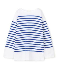 TOMORROWLAND / トゥモローランド Tシャツ | パネルボーダー オーバーサイズドプルオーバー