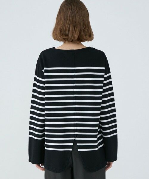 TOMORROWLAND / トゥモローランド Tシャツ | パネルボーダー オーバーサイズドプルオーバー | 詳細5