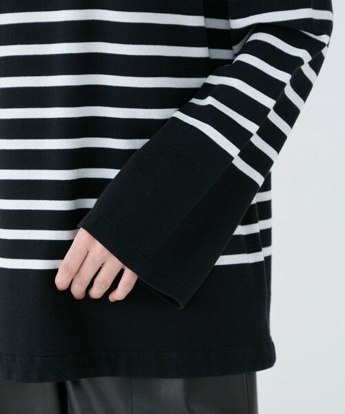 TOMORROWLAND / トゥモローランド Tシャツ | パネルボーダー オーバーサイズドプルオーバー | 詳細7