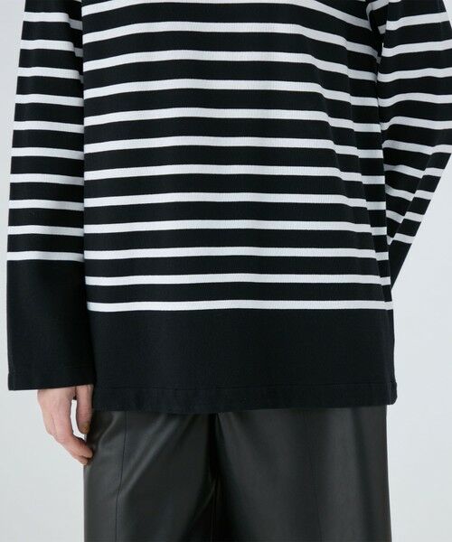 TOMORROWLAND / トゥモローランド Tシャツ | パネルボーダー オーバーサイズドプルオーバー | 詳細8