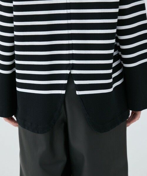 TOMORROWLAND / トゥモローランド Tシャツ | パネルボーダー オーバーサイズドプルオーバー | 詳細9