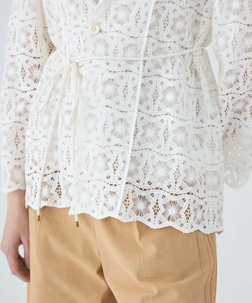 【SALE】ラメブークレ シングルブレスト ショートジャケット ALEGRE]ダブルジャケット | KOBUNSHA SELECT SHOP | [ALEGRE