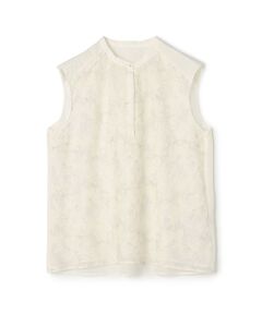 TOMORROWLAND / トゥモローランド シャツ・ブラウス | チュールローズエンブロイダリー フロントレースブラウス