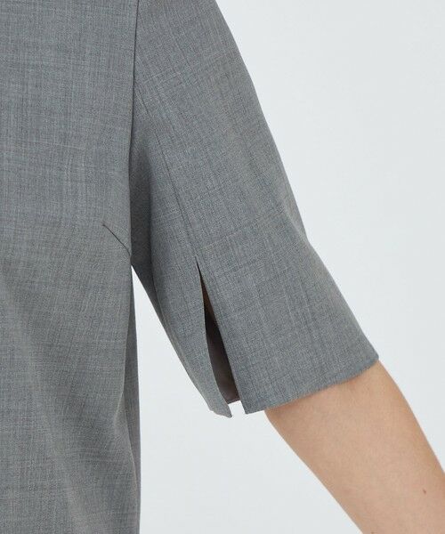 TOMORROWLAND / トゥモローランド シャツ・ブラウス | ファインウーステッドウール スリットスリーブブラウス | 詳細7