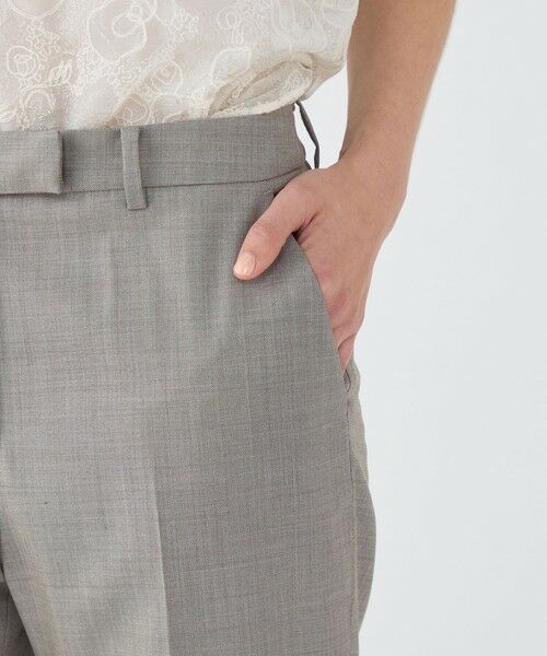 TOMORROWLAND / トゥモローランド スラックス・ドレスパンツ | シャイニーシャーク ペンシルパンツ | 詳細8