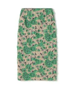 TOMORROWLAND / トゥモローランド ロング・マキシ丈スカート | カットフラワージャカード タイトミディスカート