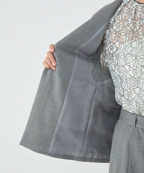 TOMORROWLAND / トゥモローランド ベスト | ファインウーステッドウール カラーレスジレ | 詳細6