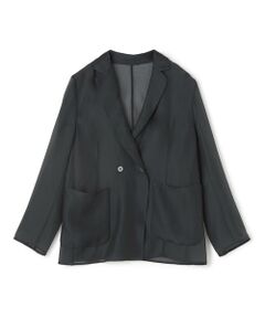 TOMORROWLAND / トゥモローランド テーラードジャケット | シアーオーガンジー シースルージャケット